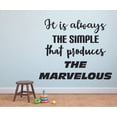 thumbnail image 3 of Simple Produces The Marvelous Quote Positive Life Motivation Inspiration Quotes Saying Wall Art Sticker Designs Vinyl Stickers For Home House Walls Rooms Windows Bedroom Decoration Size (35x40 inch), 3 of 3