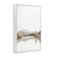 thumbnail image 3 of Stupell Industries Muted Soft Flowing Lake White Framed Giclee Art design by Mona Grace, 30 x 20, 3 of 8