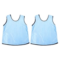OUNONA 2-Pack Kids and Adult Sports Training Pinnies - Breathable Basketball and Soccer Vests for Team Practice