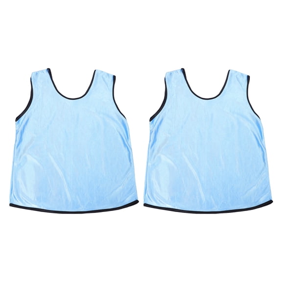 OUNONA 2-Pack Kids and Adult Sports Training Pinnies - Breathable Basketball and Soccer Vests for Team Practice