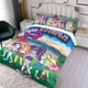 thumbnail image 3 of Chicas de Equestria Conjunto de sábanas temático, trío de piezas, cómodo y amigable con la piel, diseño único, regalo de decoración para el hogar para familiares, amigos y fans,140cm *210cm, 3 of 6