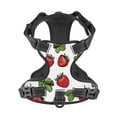 thumbnail image 3 of Kdxio Hand Drawn Strawberry Print No Pull Dog Harness Adjustable Reflective Oxford Easy Control Medium Large Dog Harness for Training and Everyday-Small, 3 of 8