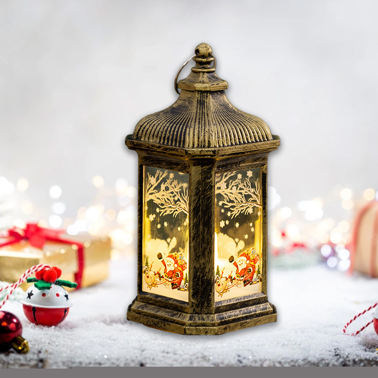 thumbnail image 7 of Diceymbol Christmas Decoration Supplies Props Led Candles Wind Lamp Christmas Hanging Lamp Portable Retro Night Light Window Ornaments Christmas Gifts, 7 of 7