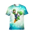 thumbnail image 2 of Game Luigi's Mansion Unisex Short-sleeve Shirt For Men Women Novelty 3D Print T-Shirt Soft Comfortable Tee Shirts, 2 of 7
