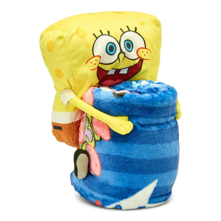 Spongebob plush blanket hot sale