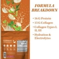thumbnail image 5 of Vitauthority Bone Broth Collagen Protein Powder, 16g Protein Supplement, Chicken Noodle, 15 Servings, 5 of 7