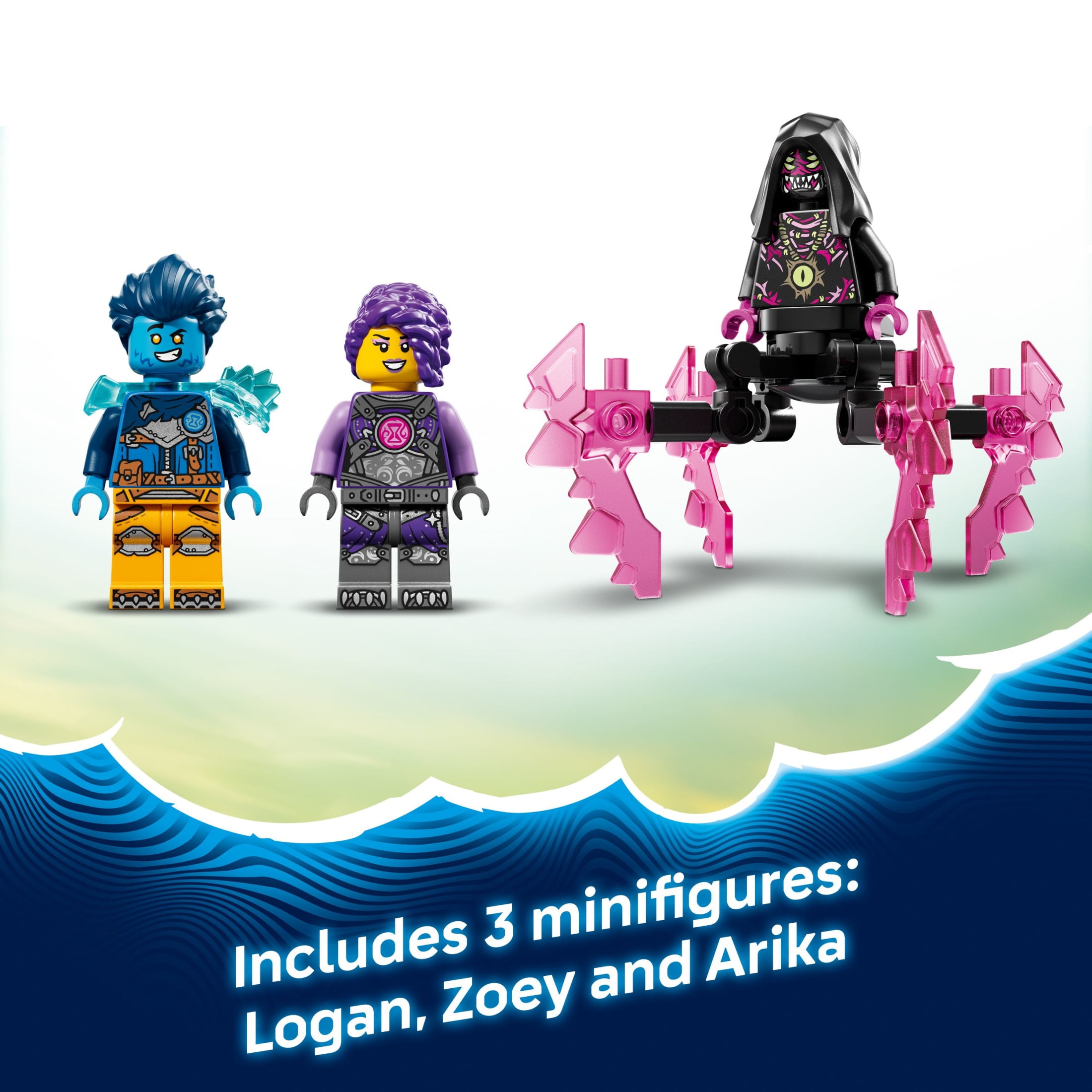 LEGO DREAMZzz Crocodile Submarine Building Toy for Boys & Girls - Pretend Play Set for Kids, Ages 8+, W/2 Build Options - Includes 3 Minifigures & Treasure Creature - Gift Idea for Birthdays - 71512