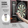 thumbnail image 4 of Dartboard and Cabinet Set Official Size Complete Accessory Steel Tip Dart, 4 of 10