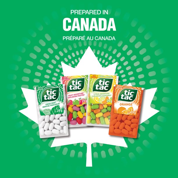 TIC TAC Mints, Holiday Stocking Stuffer, 116g, 4 Count Single Pack