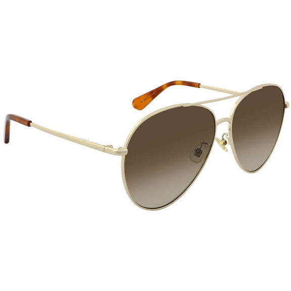 Kate Spade Brown Gradient Pilot Ladies Sunglasses CAROLANE/F/S 03YG/HA 61