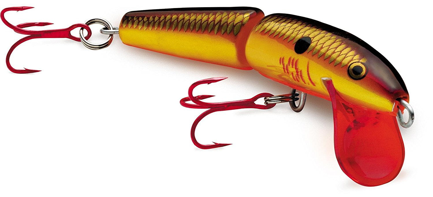Rapala Jointed Shad Rap Suspended Lure, Bleeding Copper Flash
