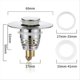 thumbnail image 3 of Fits 1.1in to 1.29in Wide Tub Drain Sink Cover, Pop-Up Universal, 3 of 5