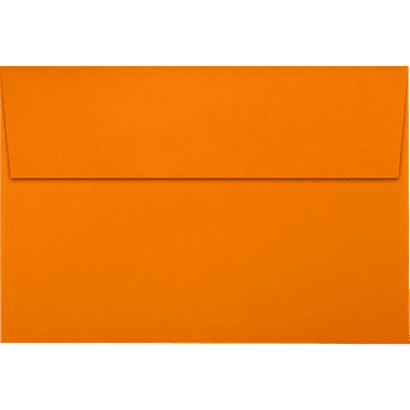 LUXPaper A10 Invitation Envelopes, Mandarin, 6 x 9 1/2, 50/Pack