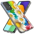 thumbnail image 2 of MUNDAZE Samsung Galaxy A03S Colorful Rainbow Daisies Blue Pink White Green Double Layer Phone Case Cover, 2 of 5