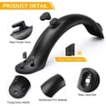 thumbnail image 2 of Mudguard for Xiaomi M365 1s pro 2 Electric Scooter, Rear Mudguard with Support + LED Tail Light, Xiaomi Scooter Replacement Accessory, 2 of 4