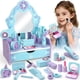 thumbnail image 1 of Set de Tocador de Madera para Niñas Toyssa con Espejo y 12 Accesorios, 1 of 9