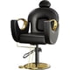 thumbnail image 3 of Kojooin Silla de Peluquería Ajustable - Silla de Salón Reclinable con Reposacabezas, Negro, 3 of 8