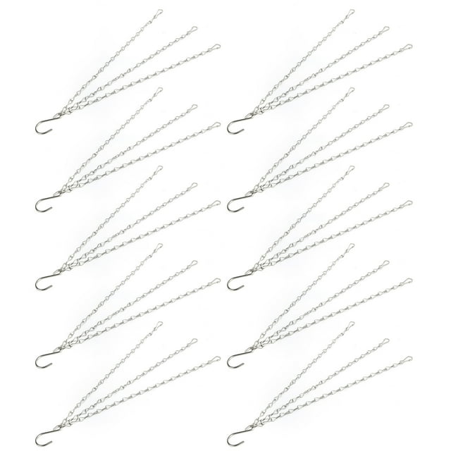 Cadena De Maceta, Cadenas De Cesta Colgantes Multifuncionales A Prueba De Herrumbre De 10 Piezas, Para El Hogar Del Jardín OTVIAP Hanging Chain with Hooks