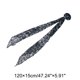 thumbnail image 4 of Bufanda de patrón de leopardo 1 Pc Rosa Bufanda para el cuello Gris Blanco, 4 of 5