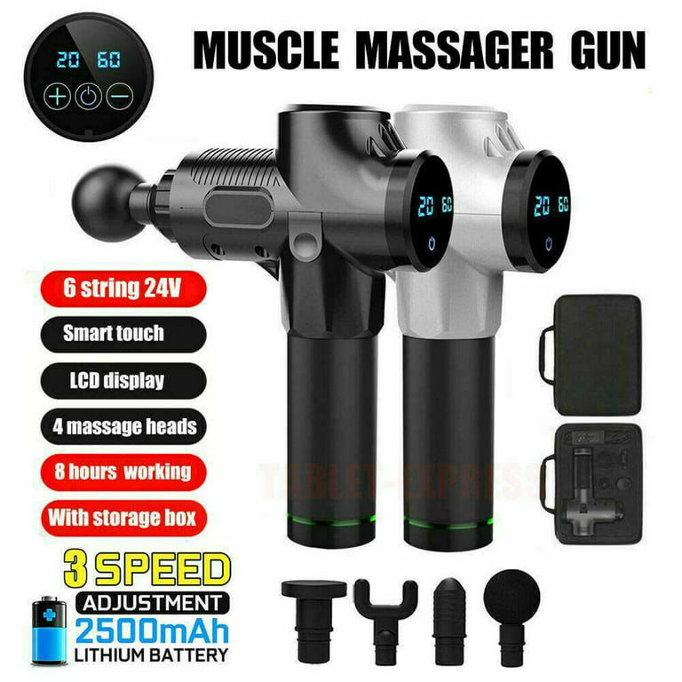 Massage Gun Deep Tissue, Handheld Electric Muscle Massager, High Intensity  Percussion Massage Device for Pain Relief