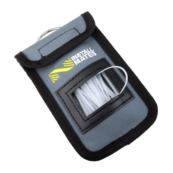 Installmates 4" Cable Tie Storage & Carry Pouch (Gray)