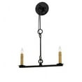 thumbnail image 2 of Meyda Tiffany 212076 High Rochefort 2 Light 24" Tall Wall Sconce - Old Wrought Iron, 2 of 3