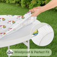 thumbnail image 5 of Rainbow Mane Unicorn Pattern Round Fitted Tablecloth with Elastic Edge,Dining Table Cover Waterproof,Outdoor Round Tablecloth for Camping,Dining,Indoor and Outdoor, 5 of 7