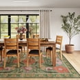 thumbnail image 3 of Moynesa 8'x10' Vintage Farmhouse Floral Washable Rugs for Living Room, Large Cottagecore Green Botanical Rug for Bedroom, Soft Colorful Boho Flower Accent Carpet for Dining Room Nursery Dorm Apartmen, 3 of 10