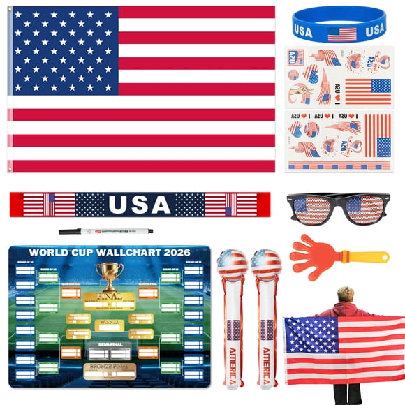 Kit de apoyo para aficionados Kaitiaki Mundial 2026 11 piezas USA
