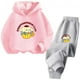 thumbnail image 3 of Conjunto de sudadera con capucha para niños y niñas de 3 a 14 años con estampado de dibujos animados de Pompompurin, estilo informal de calle kawaii, para deportes al aire libre, 3 of 5