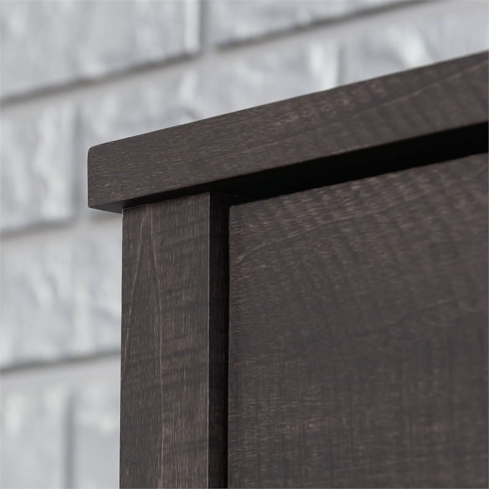 Sauder Two-Door Storage Cabinet, Blade Walnut Finish