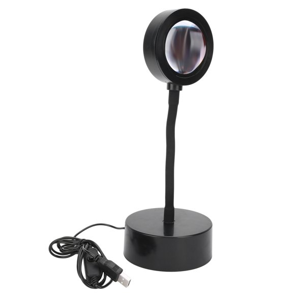 Proyector de luz LED USB, lámpara de proyección, luz de proyector LED de 180 grados, rotación ajustable, lámpara de proyección, funcionalidad versátil