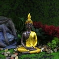 thumbnail image 1 of Estatua de Buda tailandés de resina de 5,5 "sereno meditando Feng Shui figurita decorativa para escritorio decoración para hogar Fernando estatua de buda tailandesa, 1 of 8