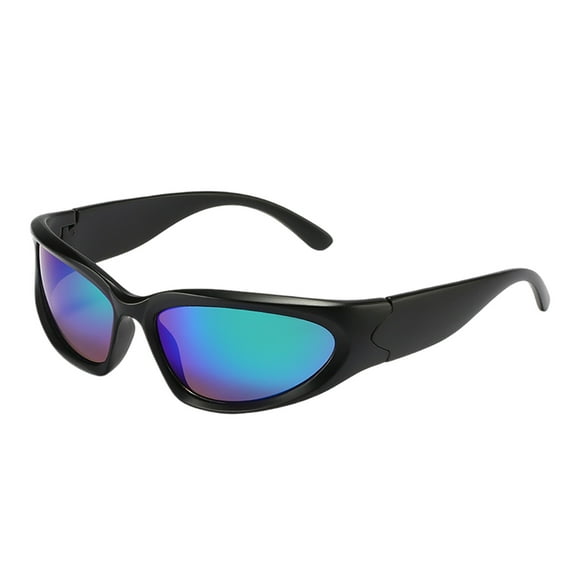 Wrap Around Sport Sunglasses for Men and Women Cycling Glasses with Resistance