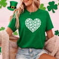 thumbnail image 2 of LEKWK St Patricks Day Tshirt Women Leprechaun Hat Line Art Basic Tees Short Sleeve Casual Tops Crew Neck Simple Graphic Daily Wear, 2 of 7
