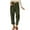 Army Green, variant on Bigersell Bootcut Pants for Women Full Length Fashion Women Trousers Full Pants Casual Straight Solid Color Suit Pants Wide Leg Jeans for Ladies