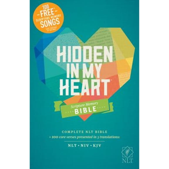 Pre-Owned Hidden in My Heart Scripture Memory Bible NLT (Hardcover) 1414381670 9781414381671