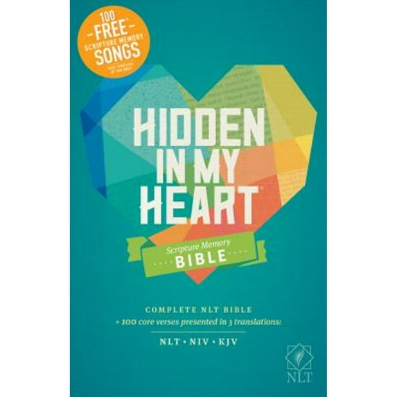 Pre-Owned Hidden in My Heart Scripture Memory Bible NLT (Hardcover) 1414381670 9781414381671