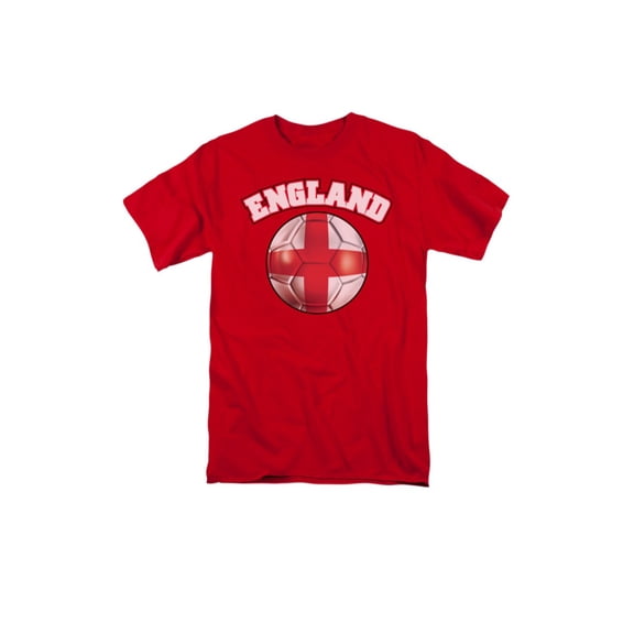 England Pride Soccer Ball Flag Adult T-Shirt