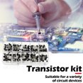 thumbnail image 4 of Kit surtido de transistores de 200 piezas diodo Assort Mix paquete Ehuebsd con caja, 4 of 9