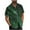 Green, variant on Antinious Men Solid Collared Button Front Short Sleeve Daily Stylish Oversized Loose Shirts