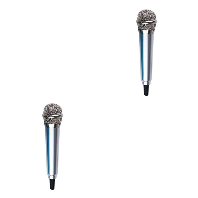 Tholdsy Mini Microphone Wired Smartphone Computer Laptop Party Office Audio Portable Meeting Handheld Studio Travel Mic Plata 2piezas