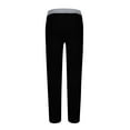 thumbnail image 4 of Men's Cotton Elastic Waist Sweatpants - Baggy, Wide Leg, Lounge Pants with Pockets for Daily Wear Gray L, 4 of 6
