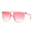 thumbnail image 2 of Womens Large Diva Flat Top 80s Mob Plastic Sunglasses All Pink, 2 of 4