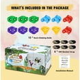 thumbnail image 2 of TOPNEW 12 Ninja Tree Climbing Holds for Kids Climber, Adult Climbing Rocks with 6 Ratchet Straps for Outdoor Ninja Warrior Obstacle Course Training, 2 of 4