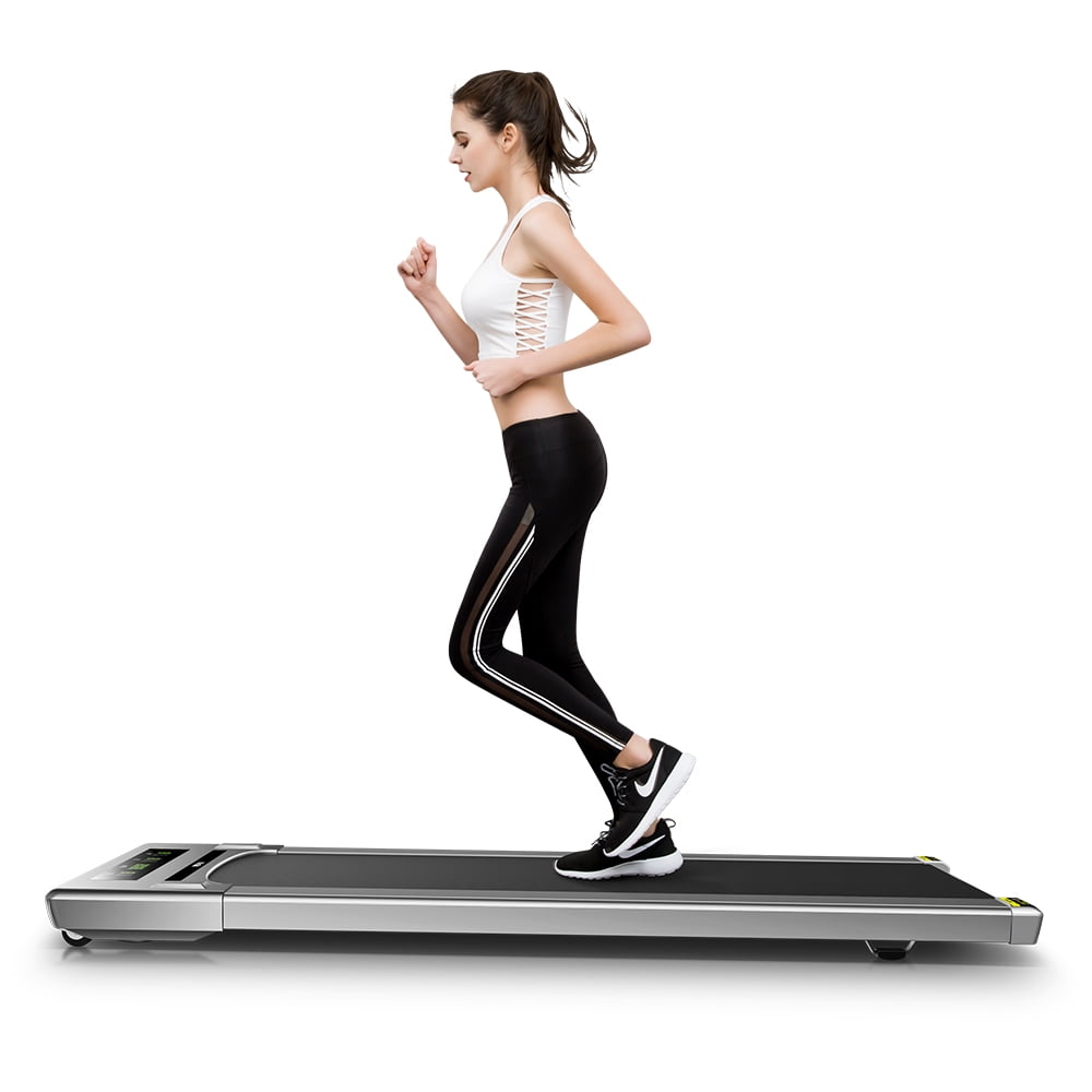 RHYTHM FUN Treadmill Under Desk Treadmill Folding Portable Walking