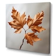 thumbnail image 2 of Designart "Abstract Abstractions Of Copper Leaves III" Leaves Wall Art Living Room, 2 of 7