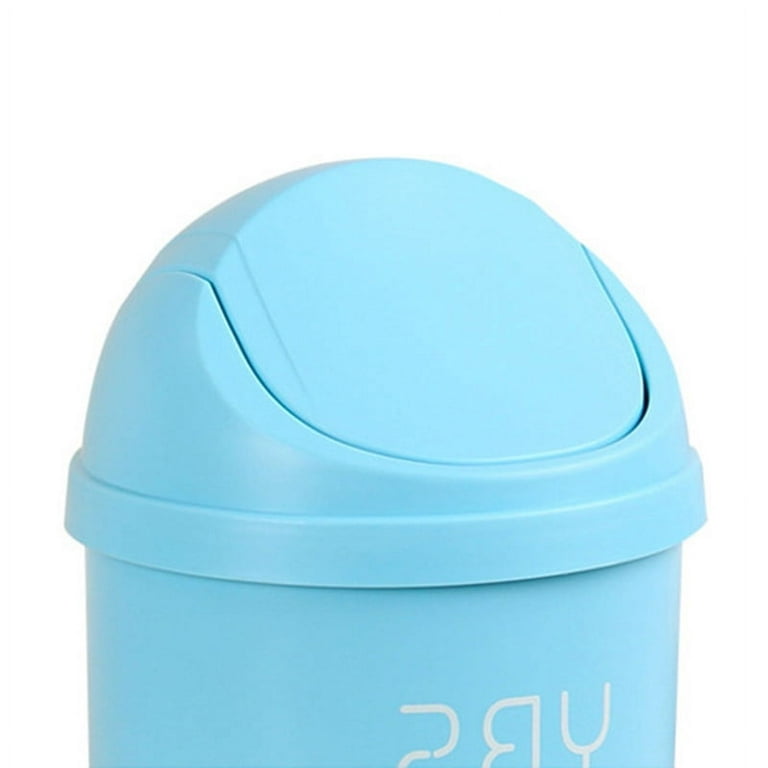 Unique Mini Small Trash Can Multi-function Household Shake Lid Type Waste  Bin For Desktop 