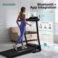 thumbnail image 5 of SereneLife Foldable Treadmill with Incline – 2.0HP Portable Treadmill with Bluetooth Speakers, Heart Rate Sensors, 12 Preset Programs, 0.8–8 MPH Speed, 264 lb Capacity, 5 of 5