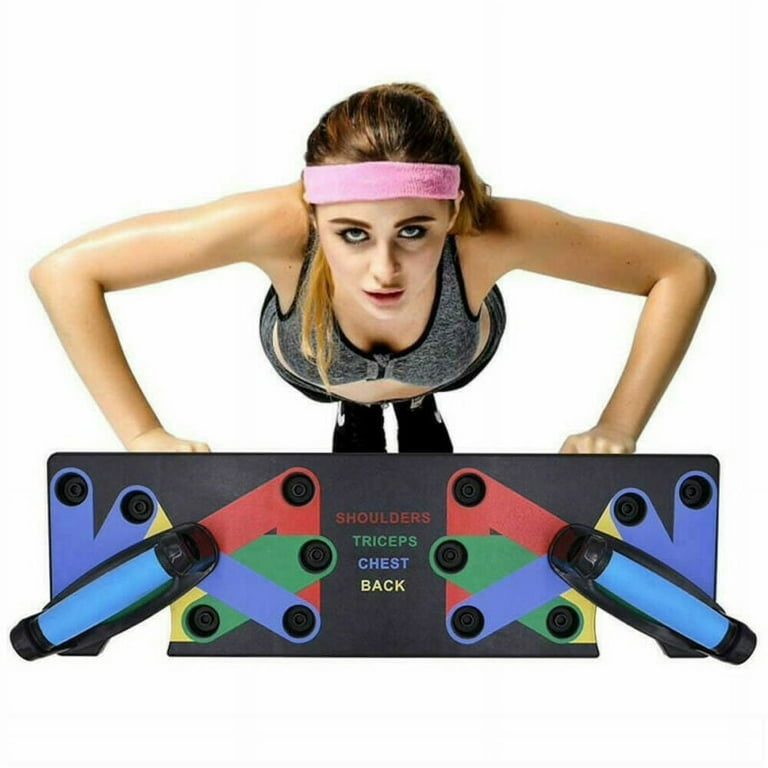 9 in 1 Home Fitness Equipment Push Up Rack Board System for Workout Training Exercise Walmart